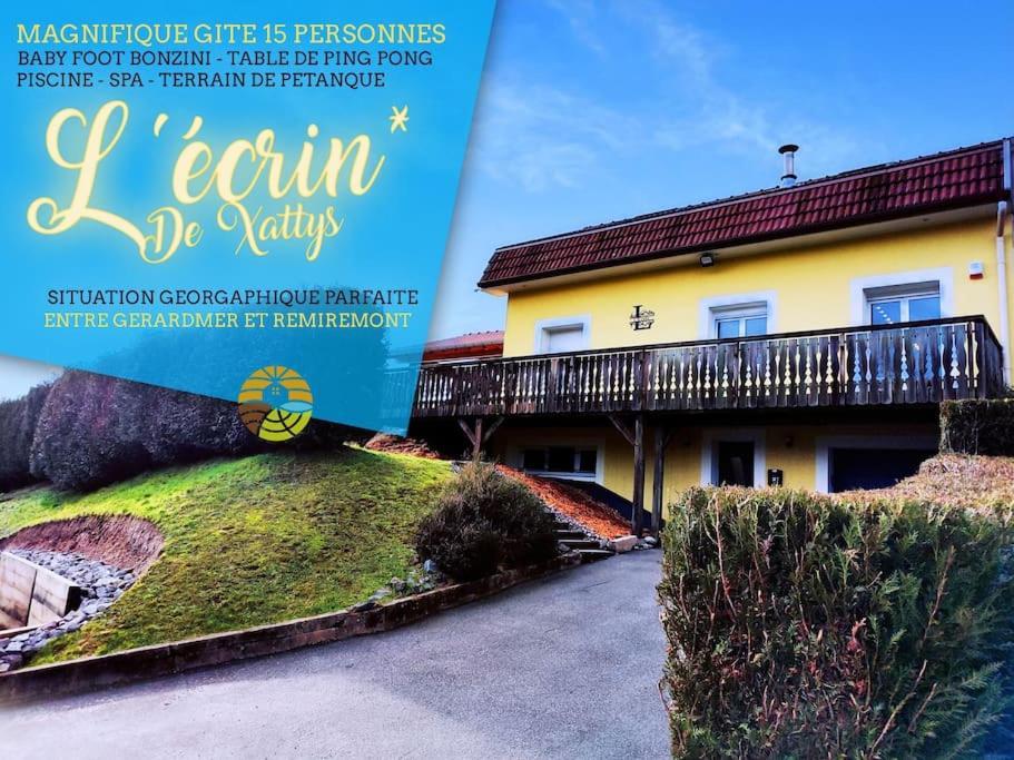 L'Ecrin De Xattys - Gite De Standing-Spa-Terrain De Petanque-Piscine-Switch-Baby-Foot Au Coeur Du Massif Vosgien Cleurie ภายนอก รูปภาพ
